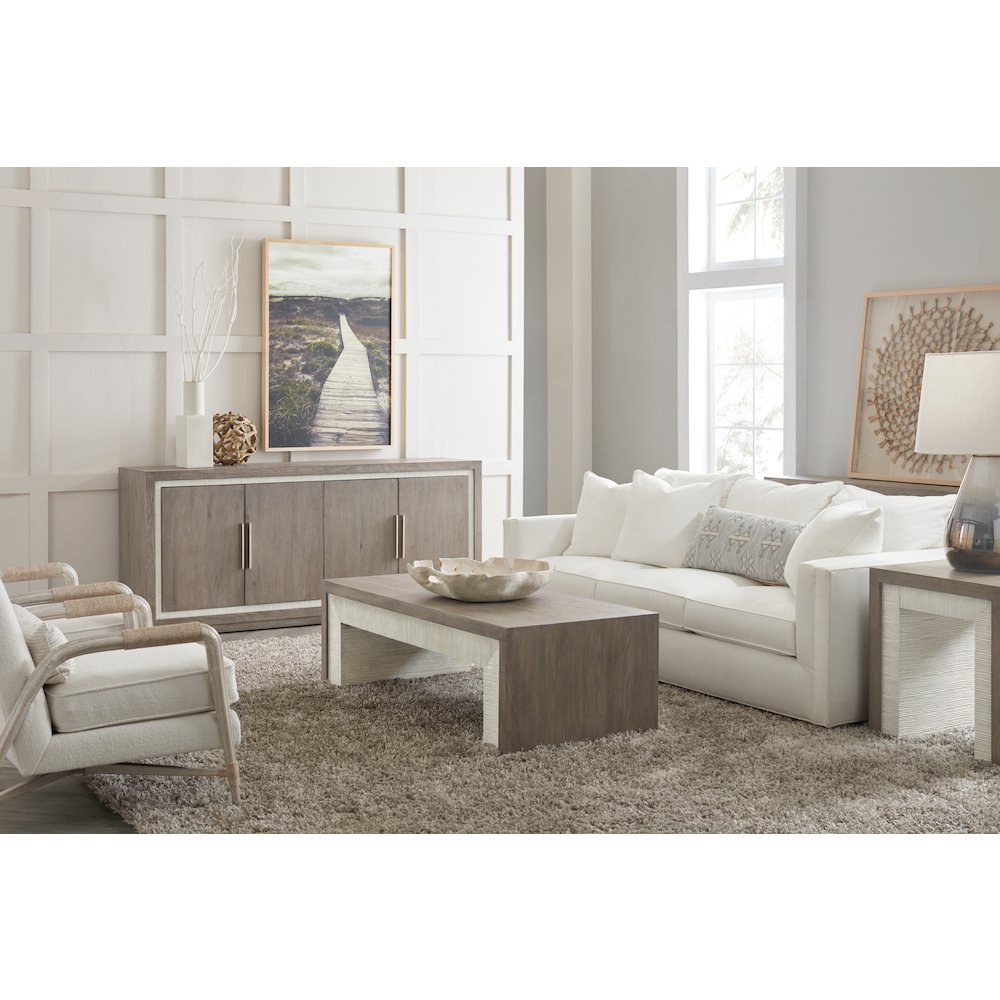 Serenity Skipper End Table in Gray Wood by Hooker Furniture