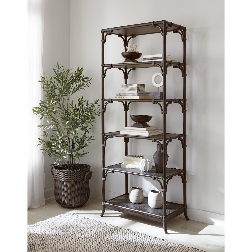 Retreat Pole Rattan Bookcase