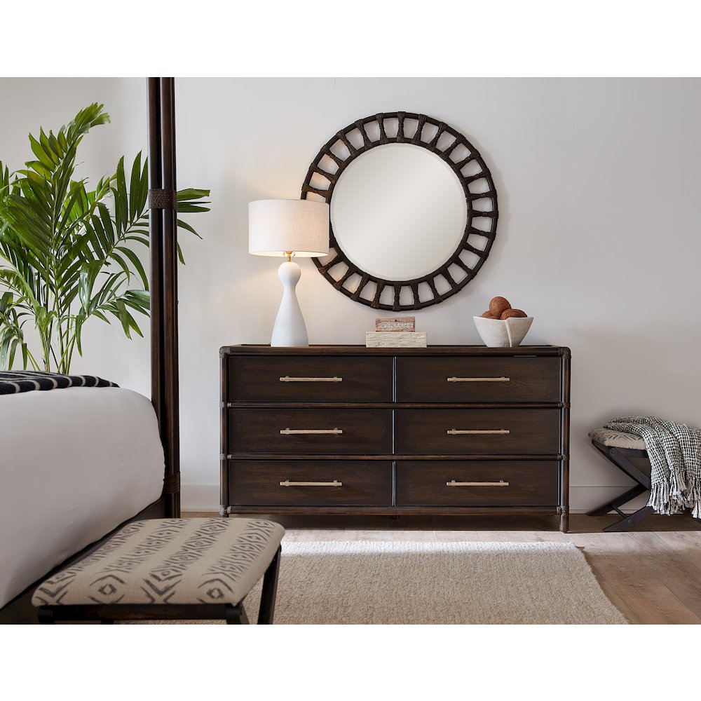 Retreat Pole Rattan Dresser