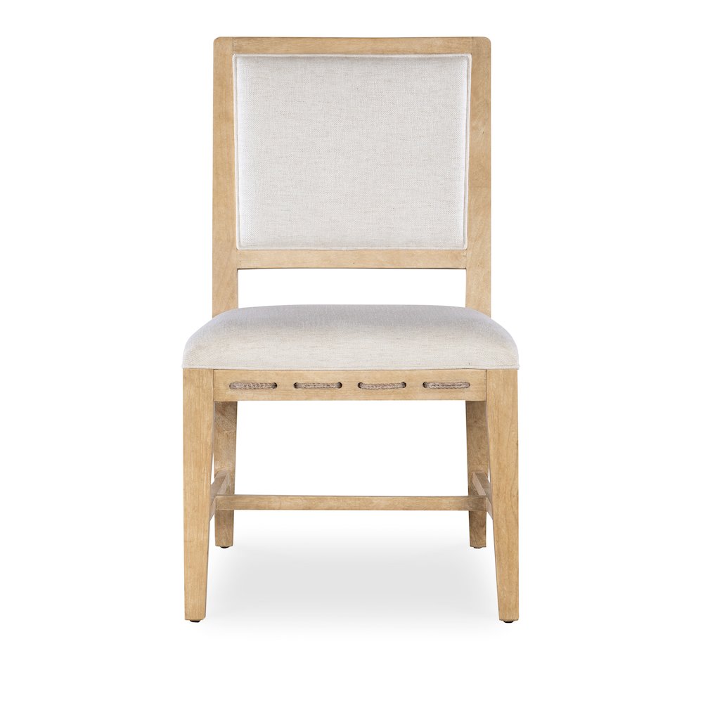 Retreat Cane Back Fabric Upholstered Side Chair in Beige by Hooker Furniture