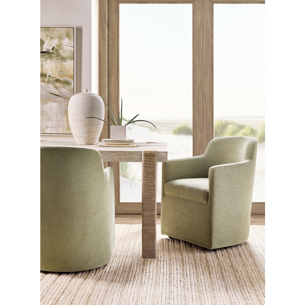 Hooker Furniture Commerce and Market Seaside Wood Dining Table in Natural