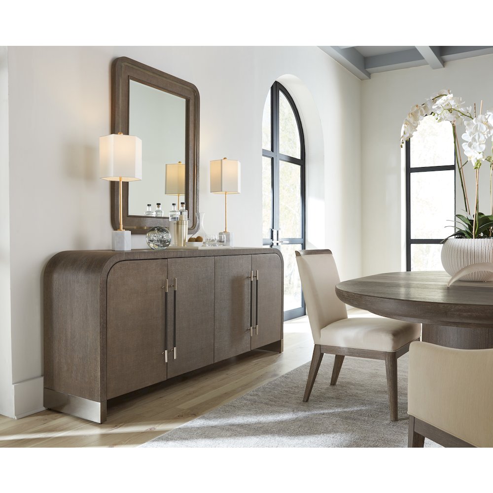 Modern Mood Wood Buffet in Brown by Hooker Furniture