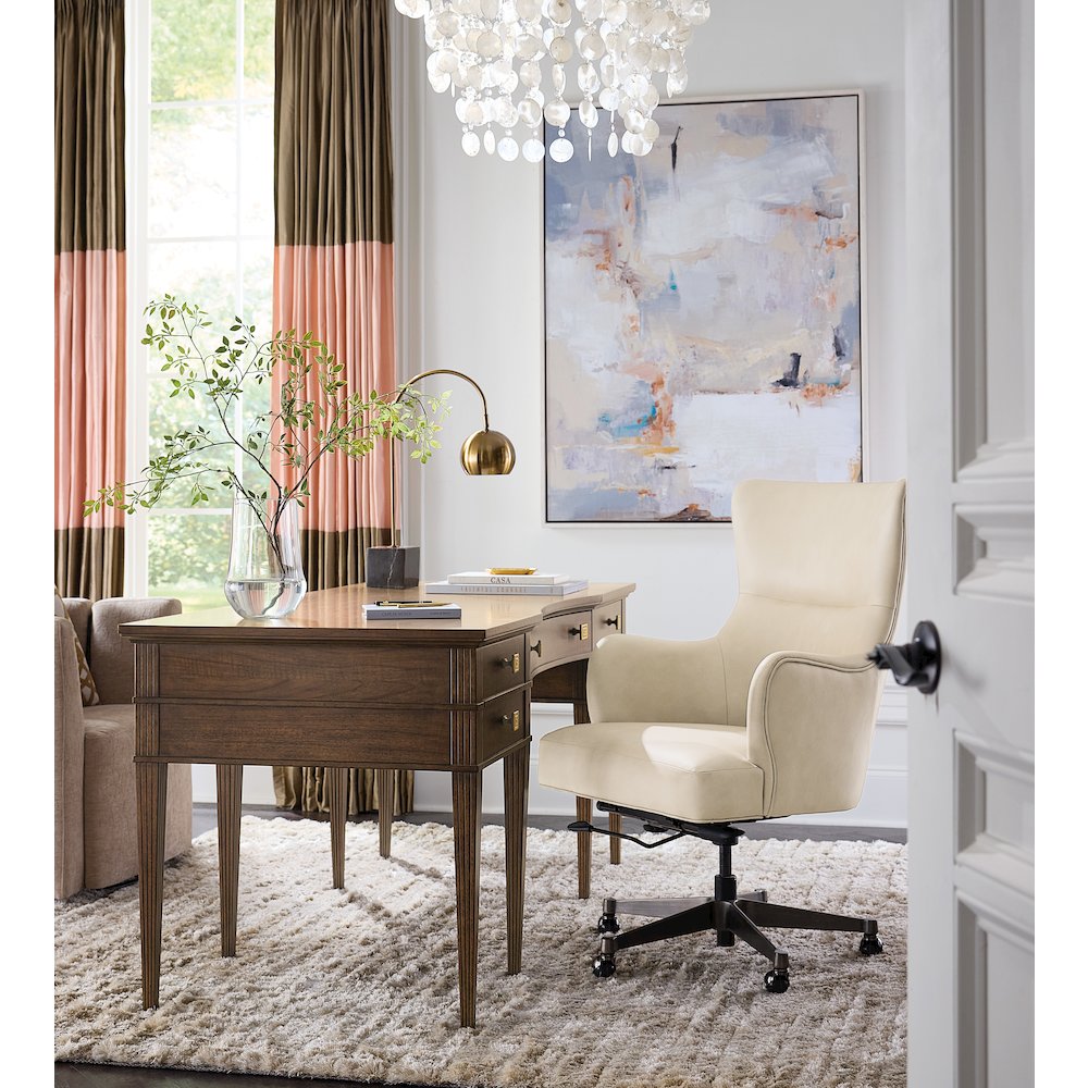 Diplomat Diplomat Writing Desk in Dark Brown Wood by Hooker Furnishings