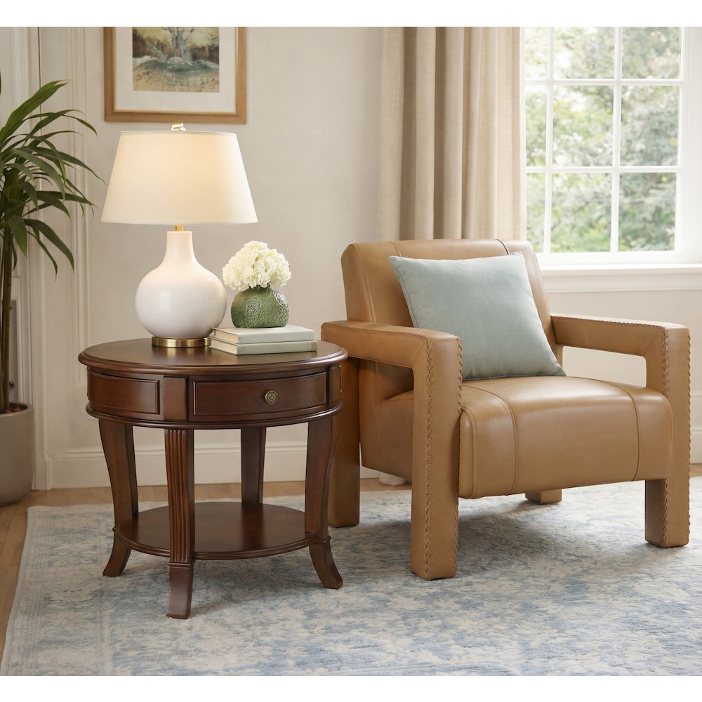 Brookhaven Round Lamp Table