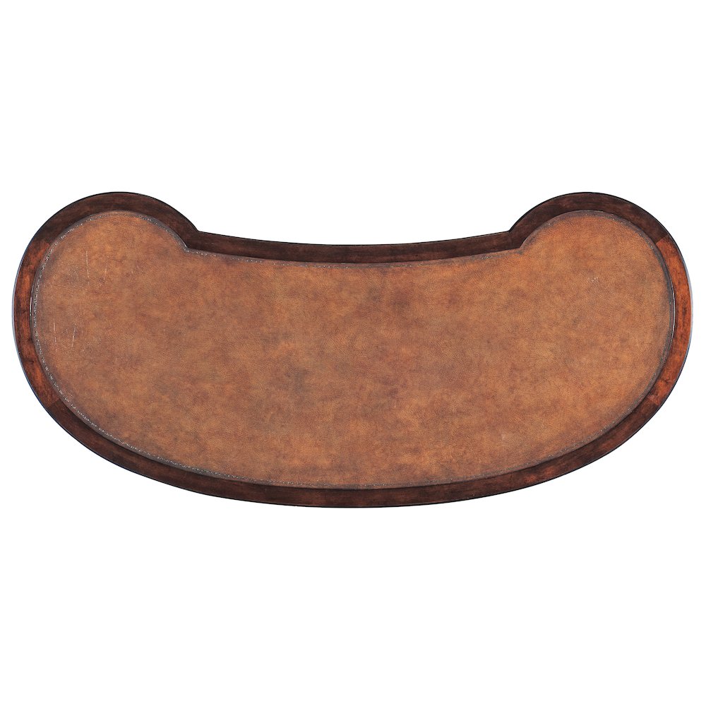 Charleston Wood Kidney Writing Desk in Brown by Hooker Furniture