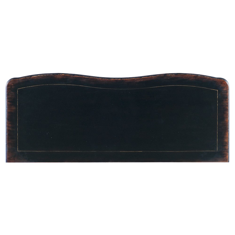 Hooker Furniture Charleston 3-Drawer Wood Accent Chest in Black Cherry