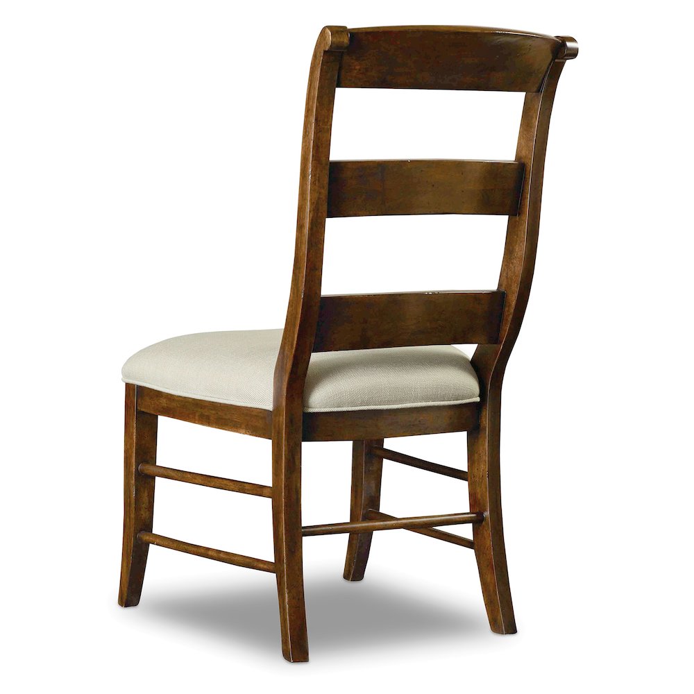 Hooker Furniture Archivist Armless Dining Chair in Pecan