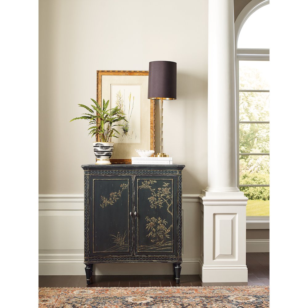 Charleston Two-Door Wood Accent Chest in Charleston Green by Hooker Furniture