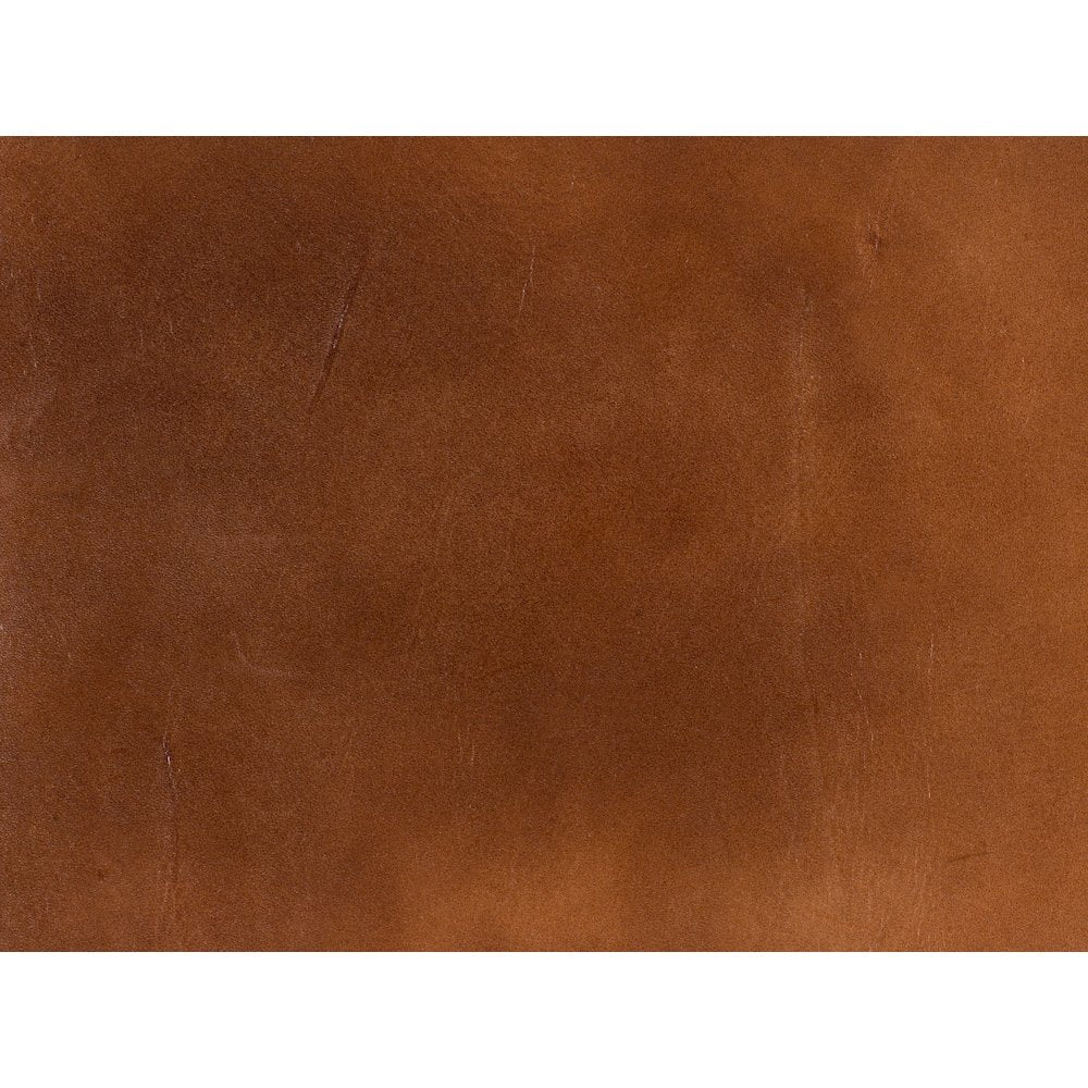 Hooker Furniture Carson Leather Swivel Club Chair in Spice Brown