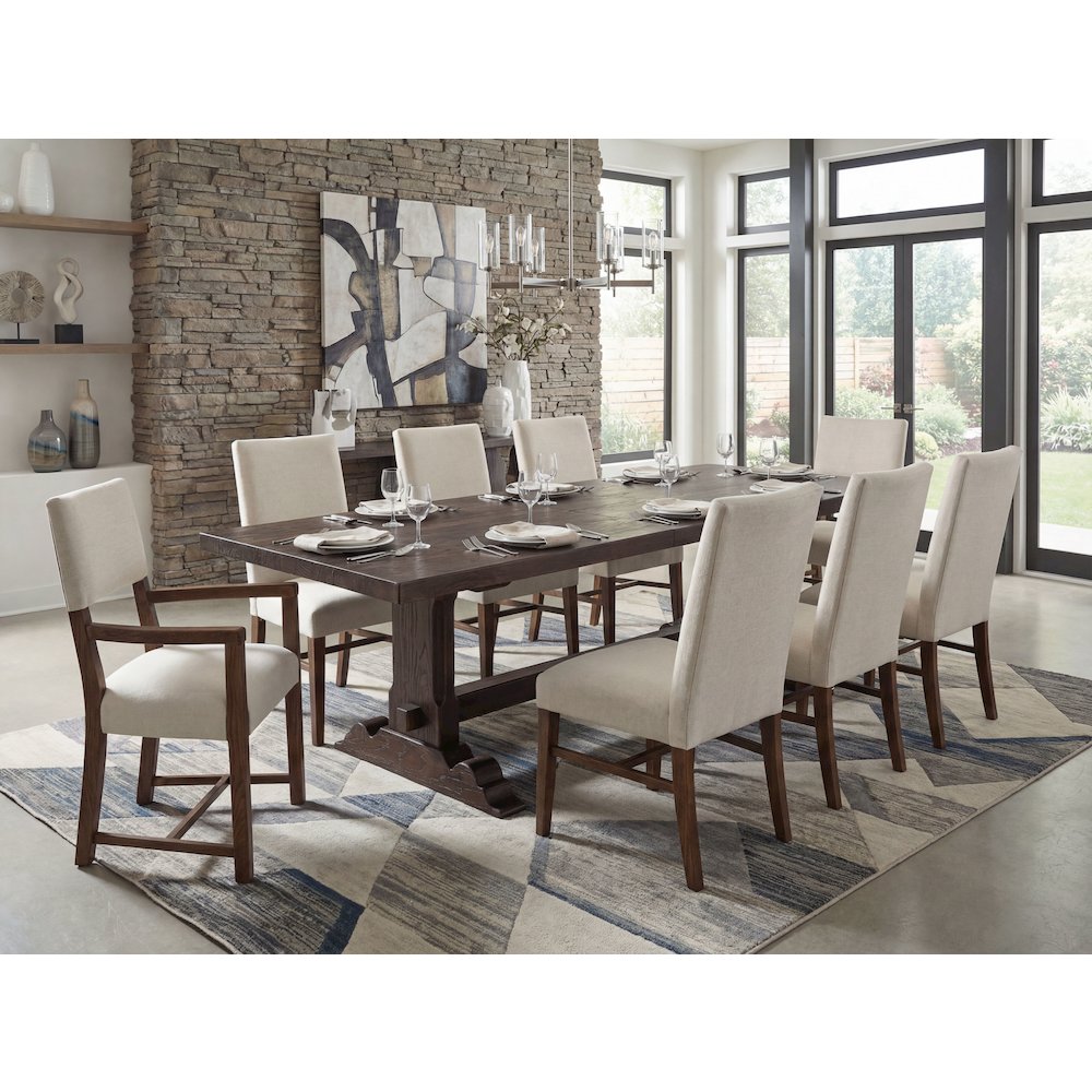 Driftwood Rectangle Dining Table with Two 20-inch Leaves