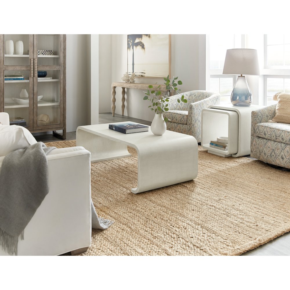 Serenity Kai Cocktail Table in White Wood by Hooker Furniture