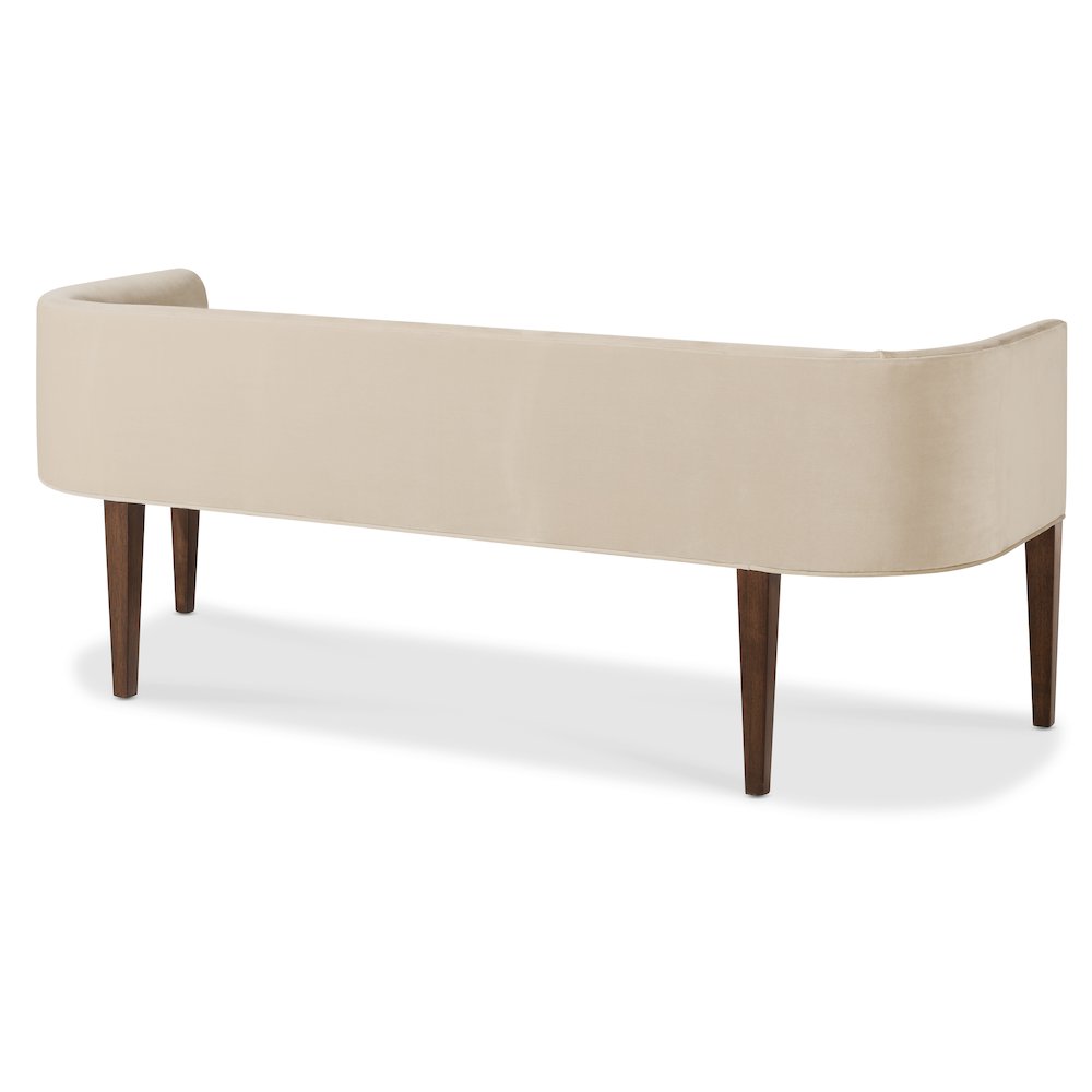 Archives Bed Bench with Beige Fabric Seat by Hooker Furnishings