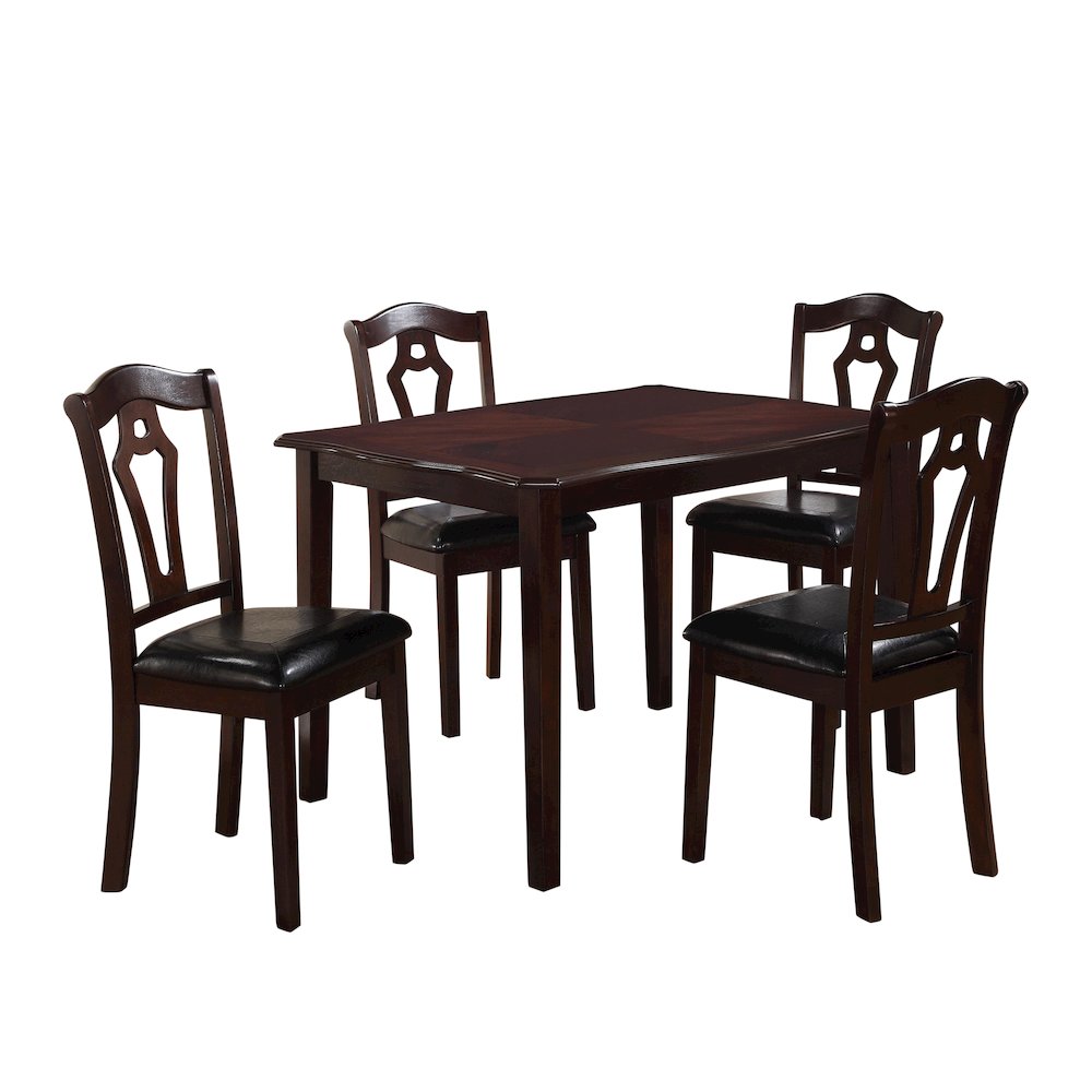 Bell Cherry Espresso Dining Set