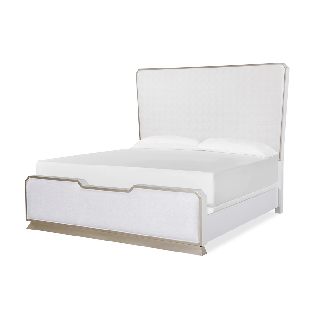 Dior White/Champagne 4-piece Bedroom Set, King