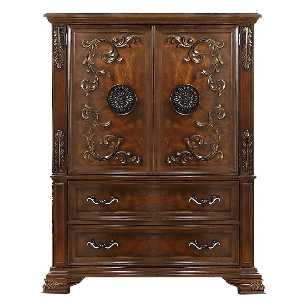 Santa Monica Cherry Brown 5-Piece Bedroom Set, King