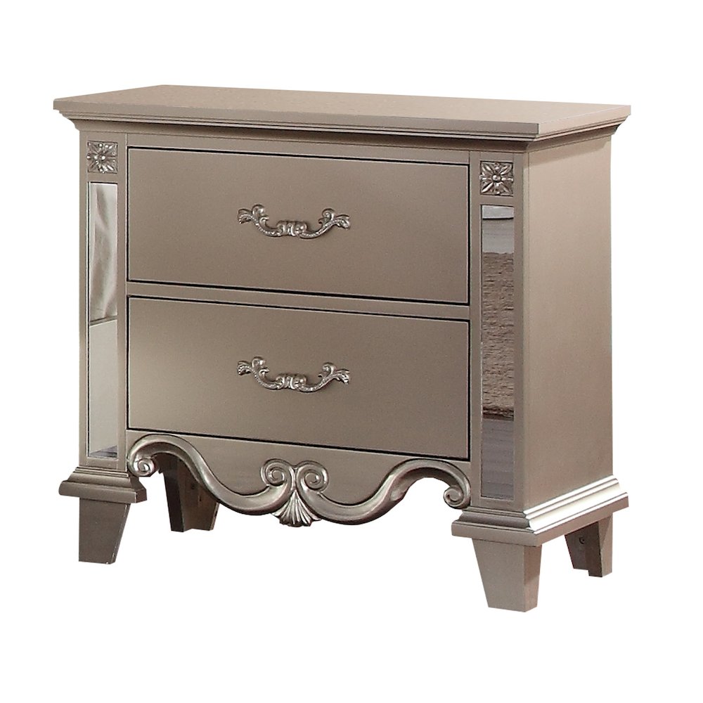 Sonia Beige Tufted 4-Piece Bedroom Set, King