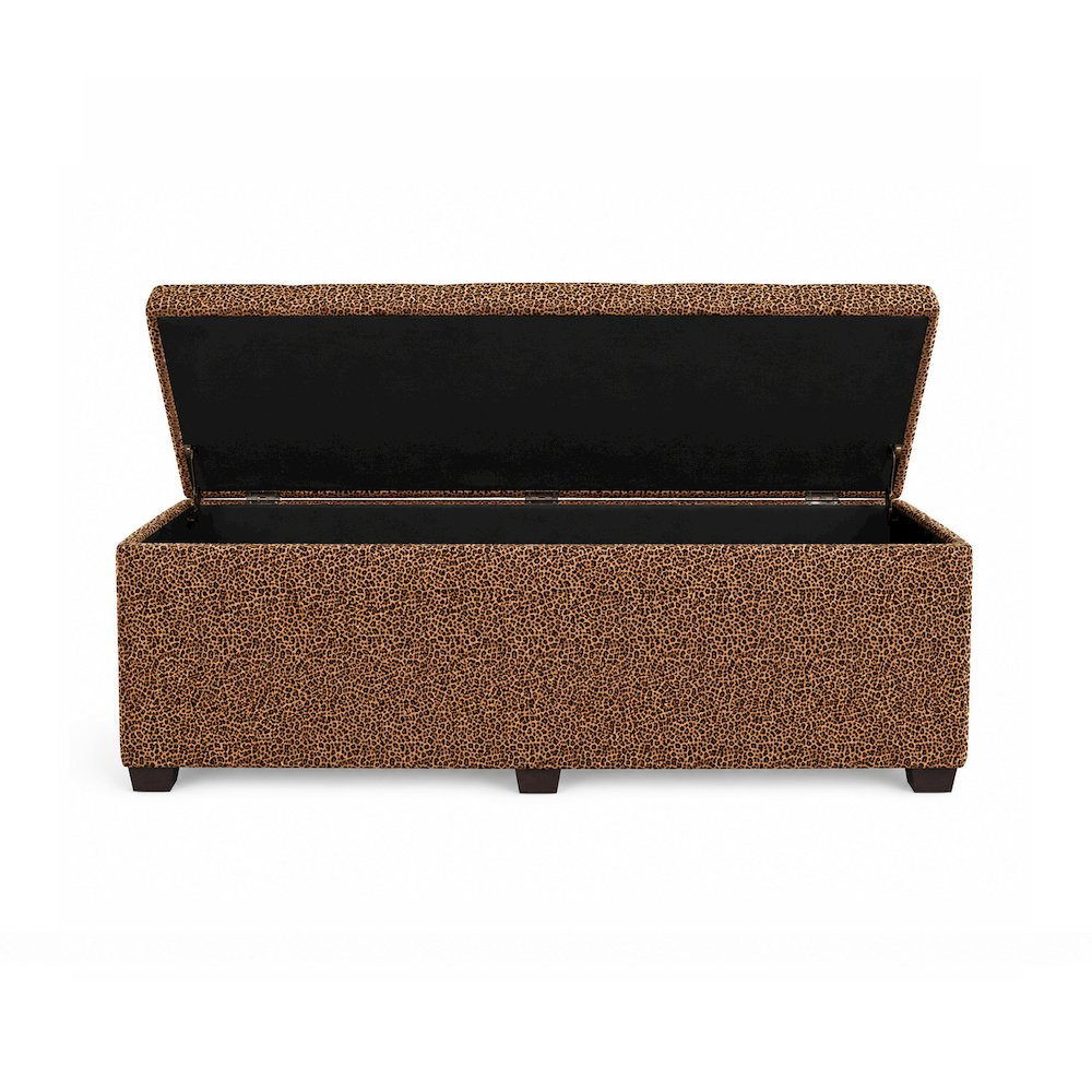 Esplanade Bed Bench Velvet Leopard