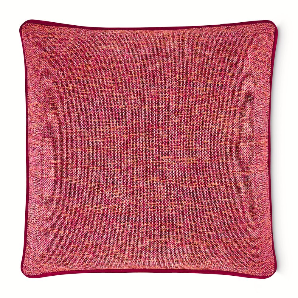 Boho DeAnza 20" Square Pillow, Set of 2 - Berry