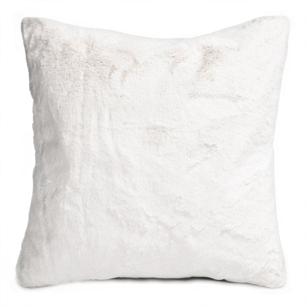 Hopps 20" Faux-Fur Throw Pillow, Set of 2 - Cloud