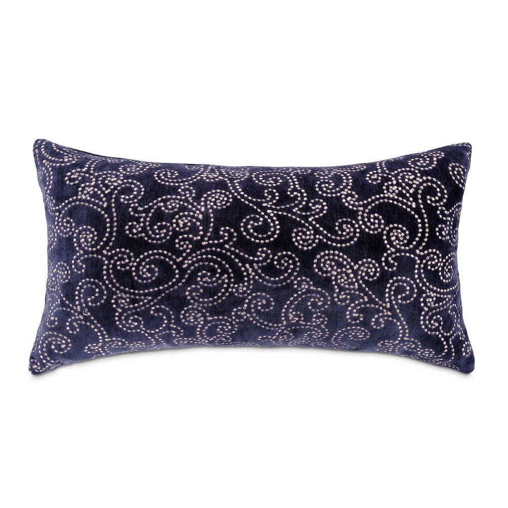 Blue My Mind Darling 13"x24" Oblong Pillow, Set of 2 - Navy
