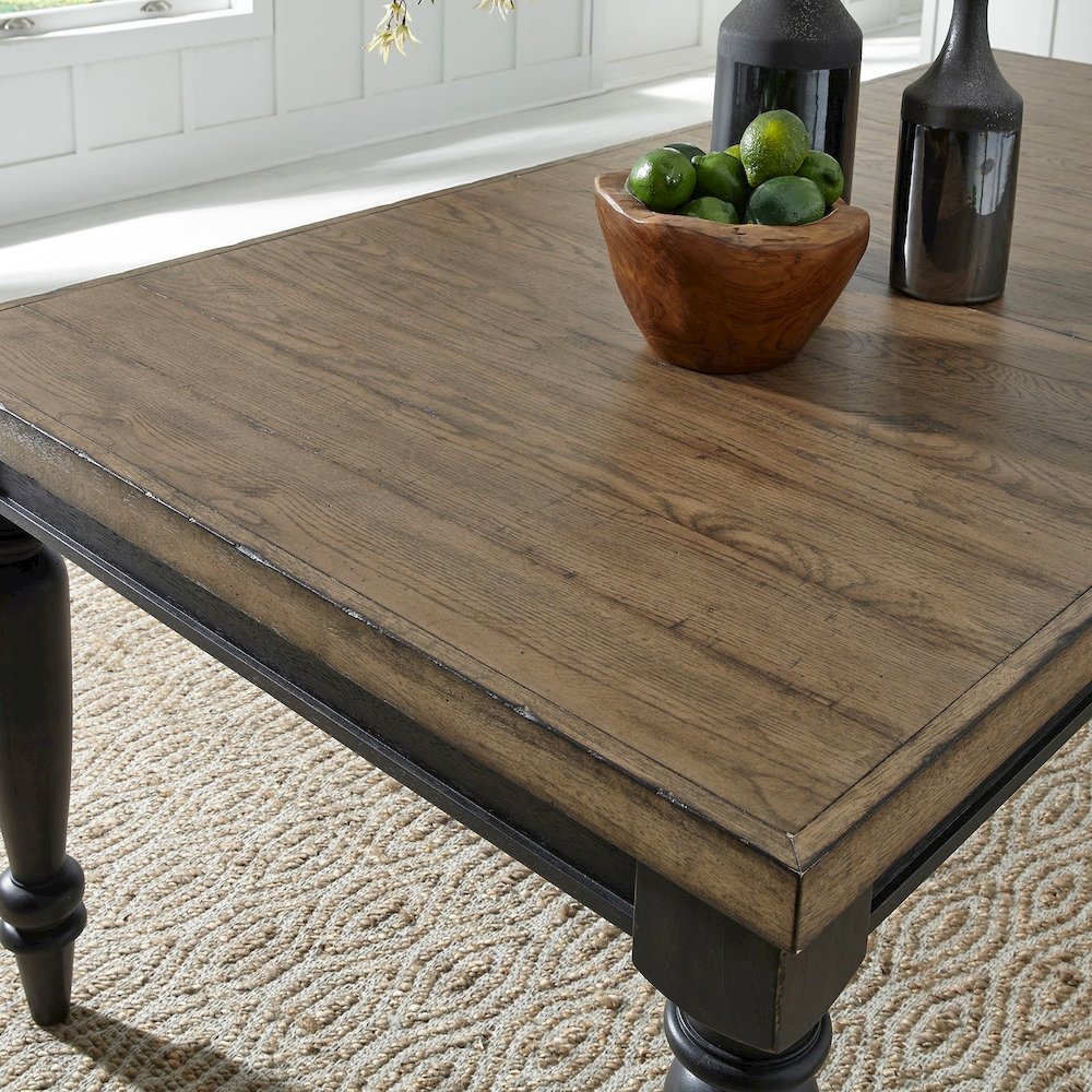 Harvest Home Rectangular Leg Table in Chalkboard