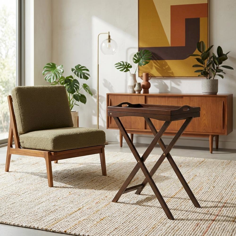 Natural, Tray Table, Removable Tray Top, Quality Build