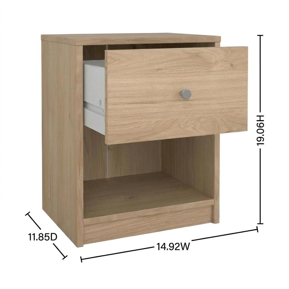Three-Piece Bedroom Set with Double Dresser and Nightstands, Timeless Design