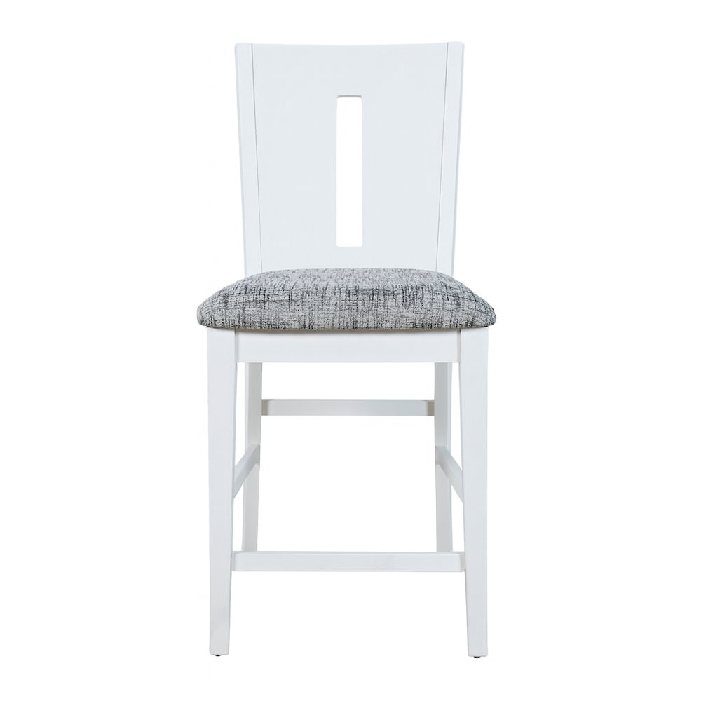 Urban Icon Contemporary Slotback Upholstered Counter Stool (Set of 2)
