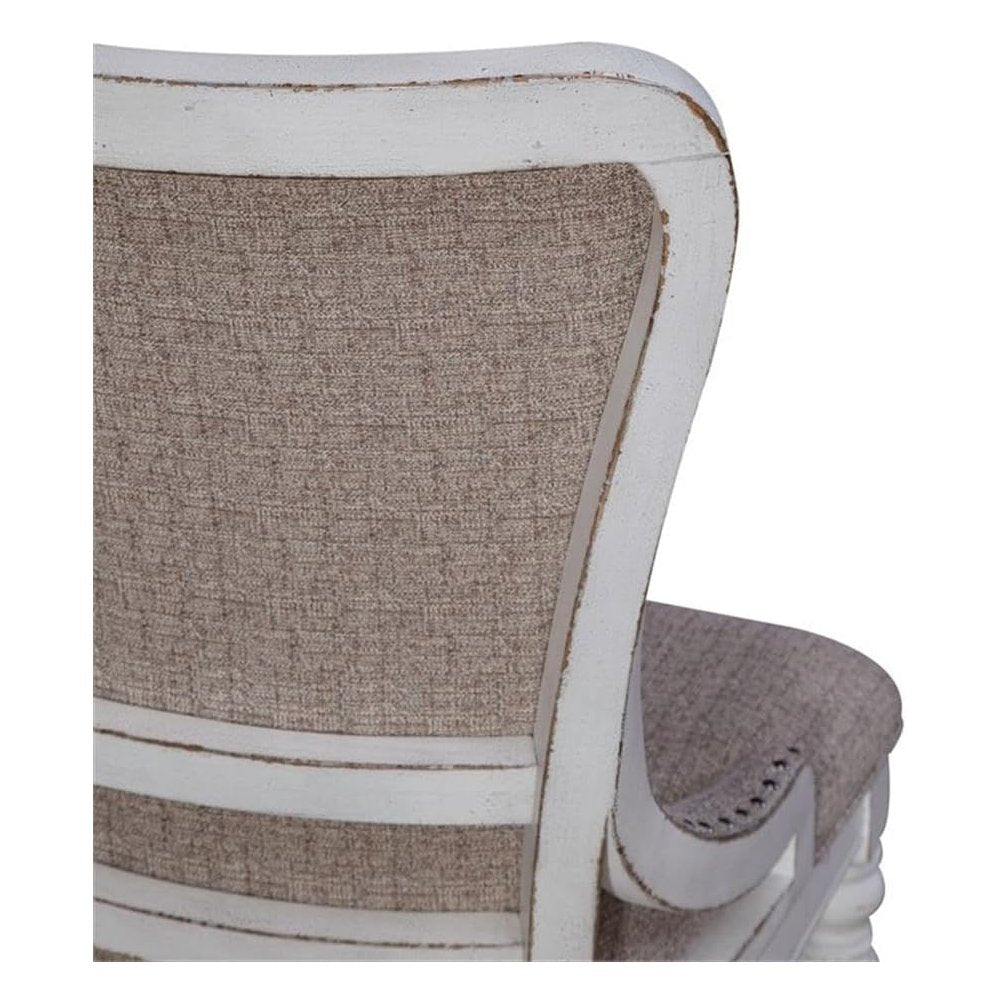 Upholstered Wing Back Side Chair for Dining Room, Set of 2