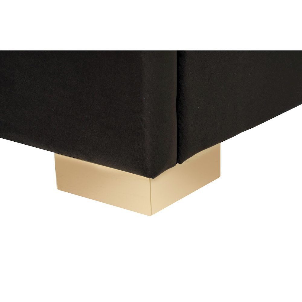 Eastern King Bed Frame With Headboard, Upholstered King Dark Brown Bed Frame Velvet
