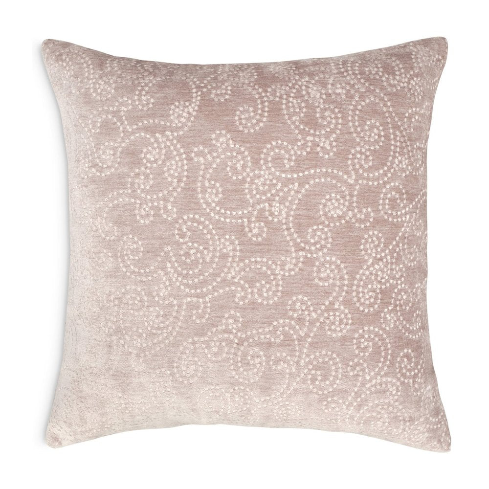 Moonbeam Darling 19" Square Chenille Pillow, Set of 2 - Natural