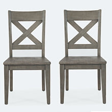 Outer Banks Reclaimed Solid Wood Farmhouse X-Back Chair (Set of 2)