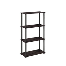 Wooden Bookcase with Open Shelving for Spacious Storage