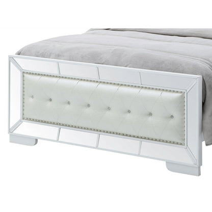 Glory Furniture Hollywood_Hills King Bed in White Color