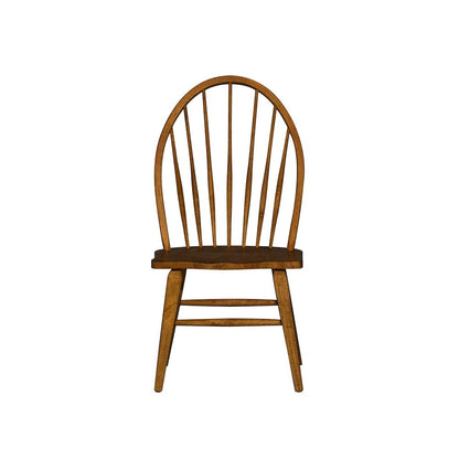Hearthstone Ridge Windsor Back Side Chair in Tobacco