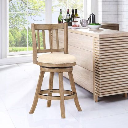 Sheldon Swivel Counter Stool - Ivory