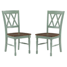 2-Piece Dining Chair Set with Upholstered Seats and Modern Design
