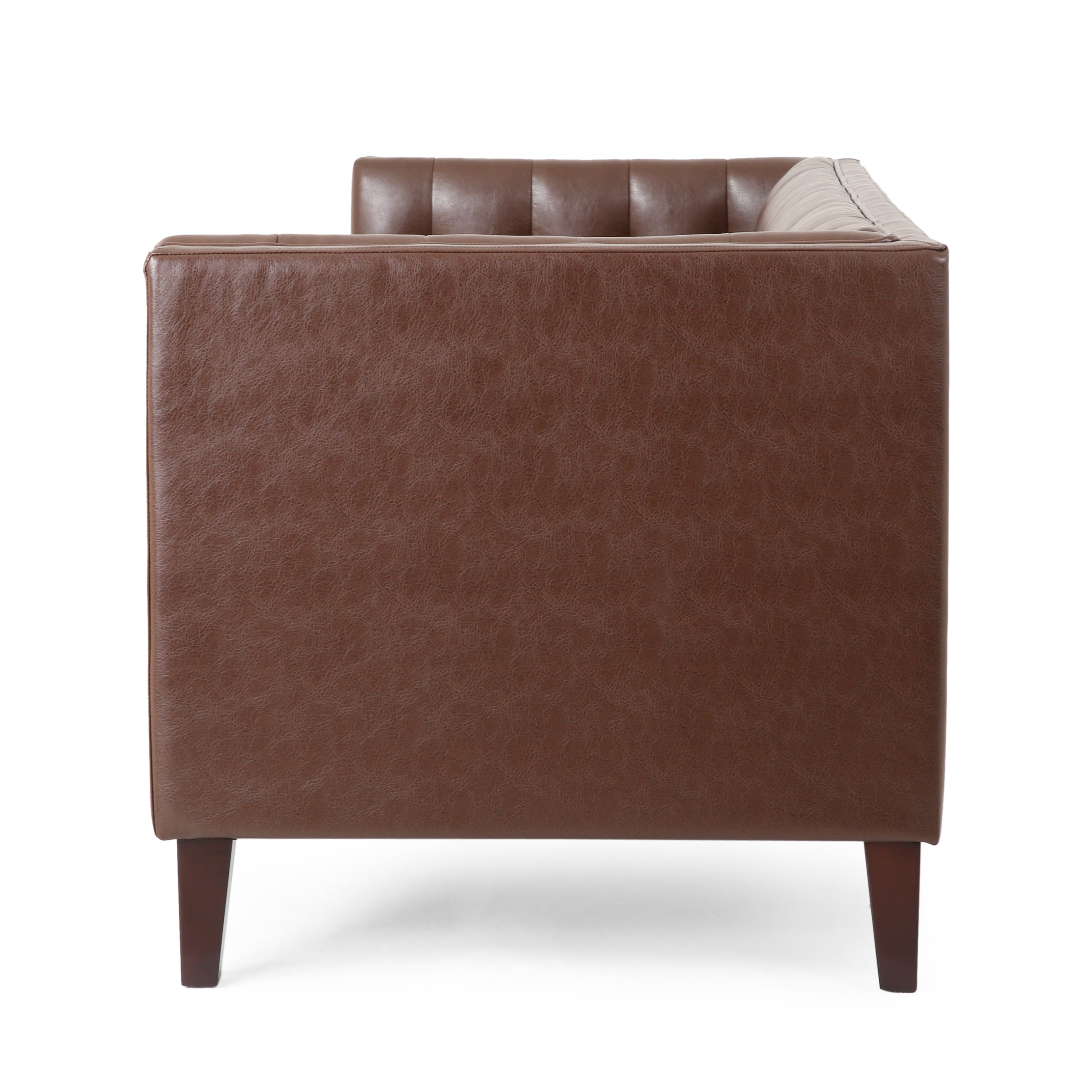 Mirod Comfy 3-seat Sofa with Tufted Back , Modern for Living Room