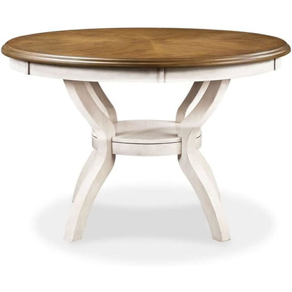 5-Piece Solid Wood Dining Set in Beige and Brown for Stylish Dining Spaces