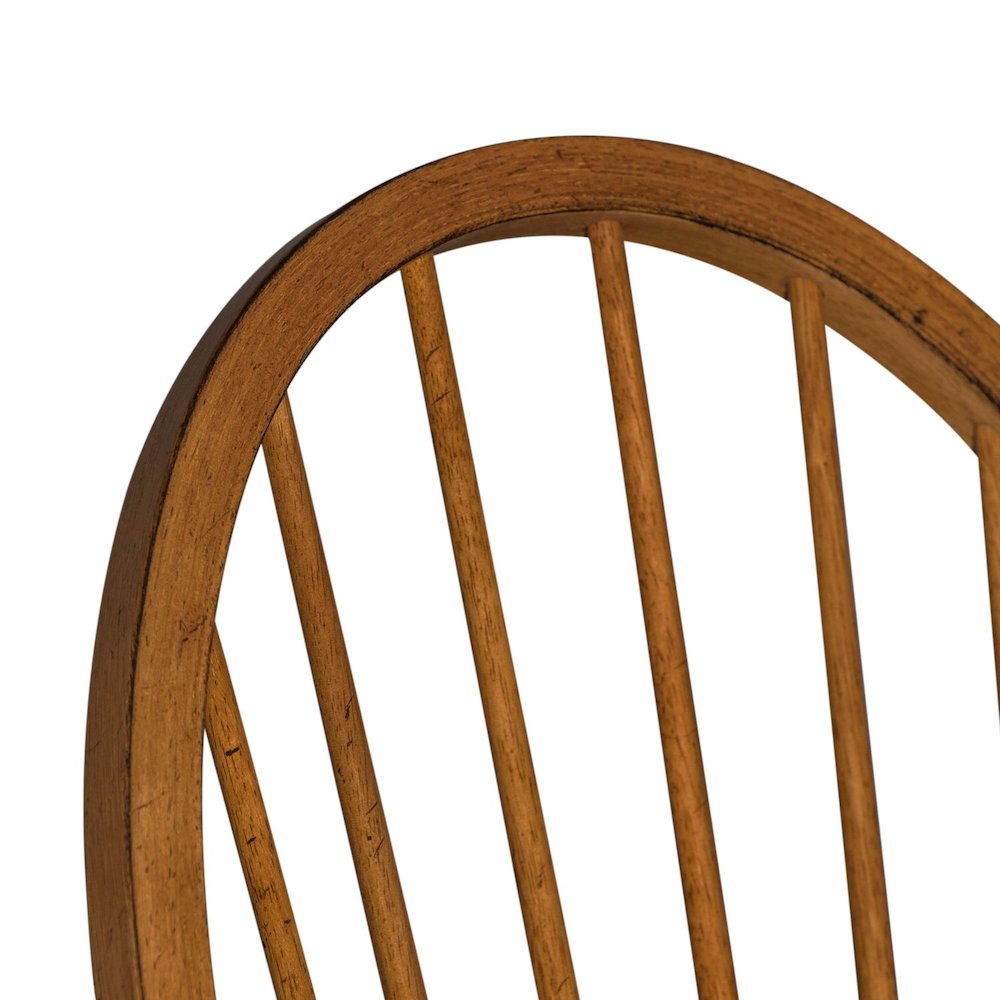 Hearthstone Ridge Windsor Back Arm Chair in Tobacco