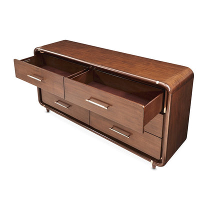 Mason Park Dresser with Mirror - Umber