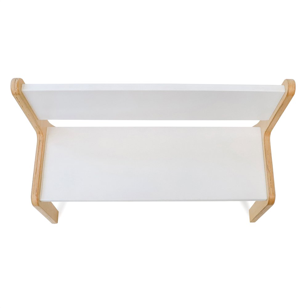 Whitney Plus 10H White Bench in White Color