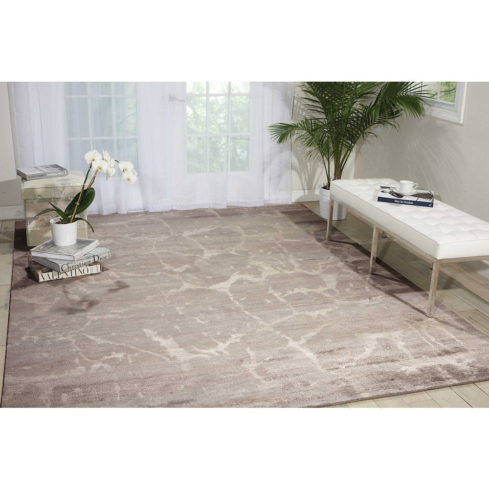 Silk Shadows Silver Area Rug