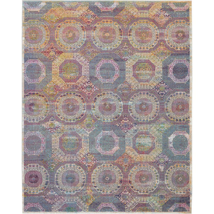 Bohemian Rectangle Area Rug, 9' x 12'