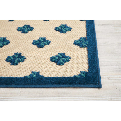 Nourison Aloha Navy Indoor/Outdoor Area Rug