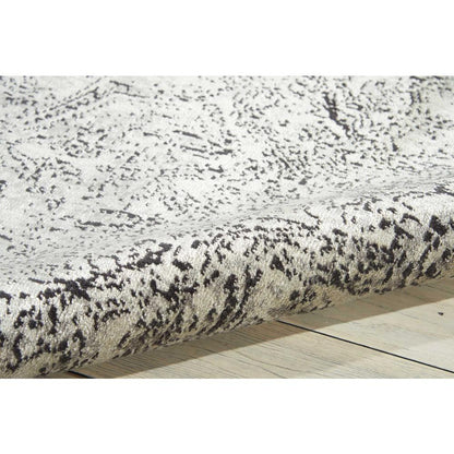 Luminance Area Rug, Ivory/Black, 2'3" x 8'