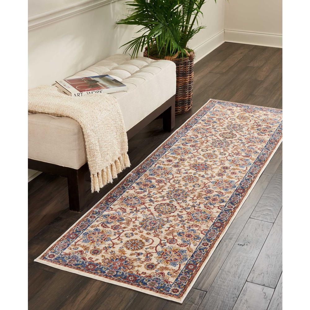 Reseda Area Rug, Cream, 2'3" x 7'6"