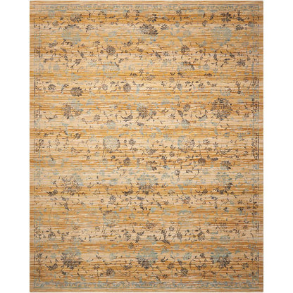 Rhapsody Area Rug, Caramel/Cream, 8'6" x 11'6"