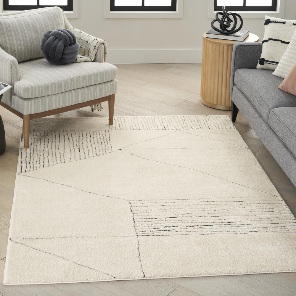 Scandinavian Rectangle Area Rug, 8' x 10'