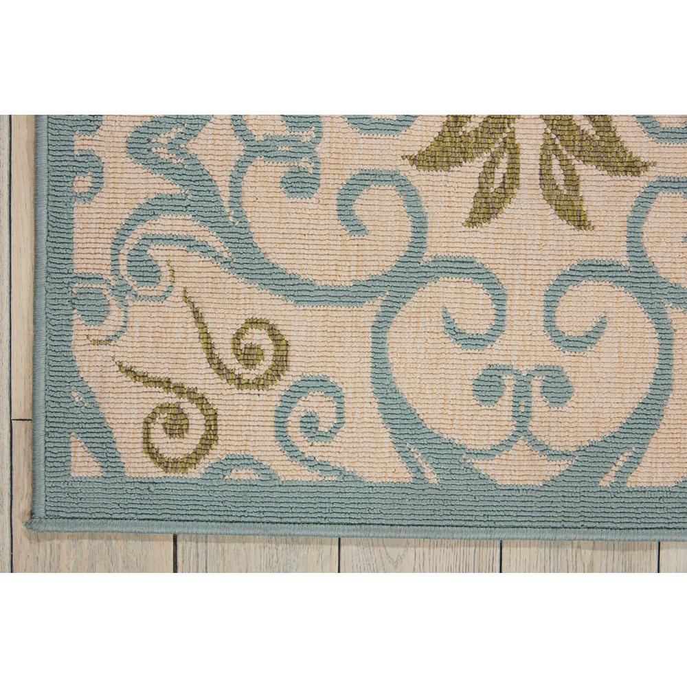 Nourison Caribbean Ivory Blue Indoor/Outdoor Area Rug